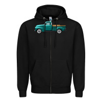 Western Truck Left Side View Zipper Hoodie | Teevron