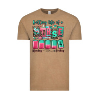 Vintage Coffee battery life of a nurse Vintage Tee - RanaPortraitStore