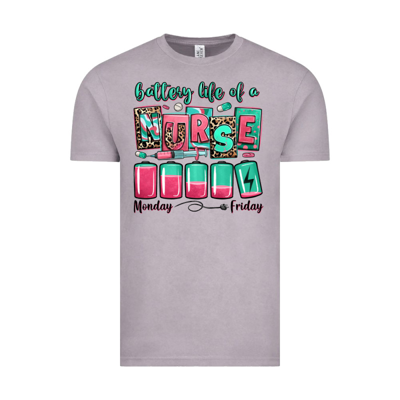Battery Life Of A Nurse Vintage Tee by RanaPortraitStore | Teevron