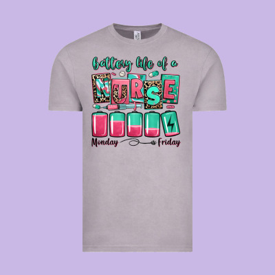 Vintage Tee battery life of a nurse
