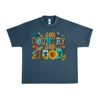 Midnight Navy a little country a little hood Urban Heavy Tee - texasbilliewilder