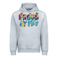Heather Grey Western Proud Ally Urban Hoodie - BundleAndBundleShop