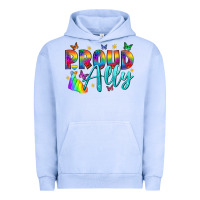 Pigment Grape Ice Western Proud Ally Urban Hoodie - BundleAndBundleShop