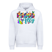 White Western Proud Ally Urban Hoodie - BundleAndBundleShop