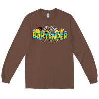 Chestnut bartender Long Sleeve Tee - Zillion Design Studio