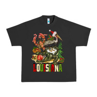 Pigment Black Christmas Louisiana Urban Heavy Tee - BarkalooDesign