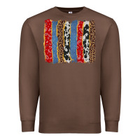 Chestnut western brushstroke Premium Sweatshirt - AdoDesignShop