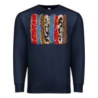Navy western brushstroke Premium Sweatshirt - AdoDesignShop