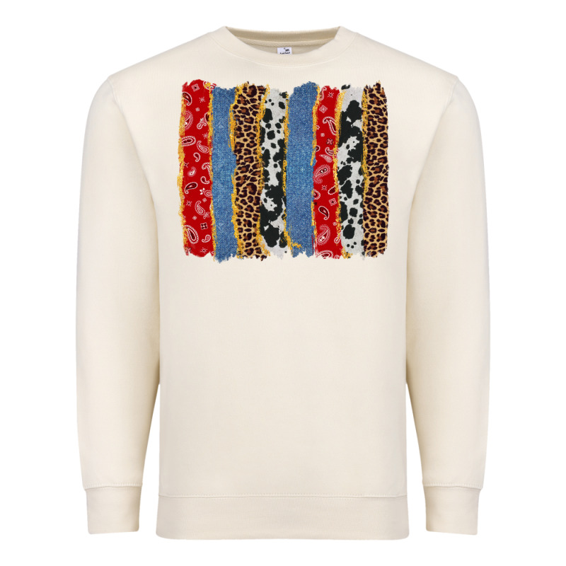Western Brushstroke Premium Sweatshirt by AdoDesignShop | Teevron