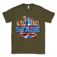 Army Green oh my stars Classic Tee - Zillion Design Studio
