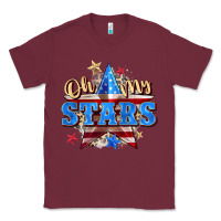 Burgundy oh my stars Classic Tee - Zillion Design Studio