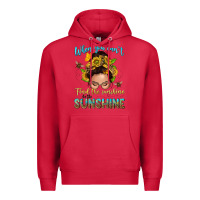 Cardinal when you cant find the sunshine be the sunshine me Premium Hoodie - NancyCooperArtShop