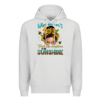 Dove Grey when you cant find the sunshine be the sunshine me Premium Hoodie - NancyCooperArtShop