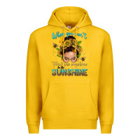 Lemon when you cant find the sunshine be the sunshine me Premium Hoodie - NancyCooperArtShop