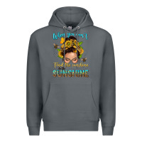 Rock when you cant find the sunshine be the sunshine me Premium Hoodie - NancyCooperArtShop