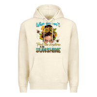 Sandshell when you cant find the sunshine be the sunshine me Premium Hoodie - NancyCooperArtShop