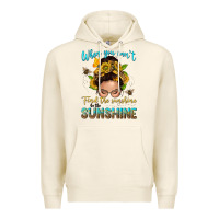 Tofu when you cant find the sunshine be the sunshine me Premium Hoodie - NancyCooperArtShop