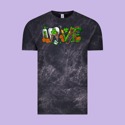 Vintage Tee dental love st patricks day