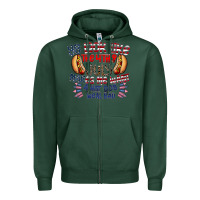 Sports Green you look like the 4th of july makes me want a hot dog weal bad Zipper Hoodie - CowhideDigitalArt