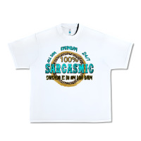White all day everyday 247 100 sarcasmic sarcasm is in m Urban Heavy Tee - Zillion Design Studio