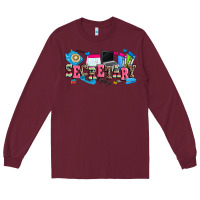 Burgundy secretary Long Sleeve Tee - Zillion Design Studio
