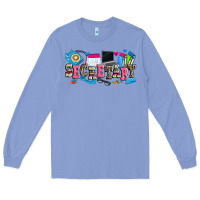 Colony Blue secretary Long Sleeve Tee - Zillion Design Studio
