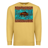 Antique Gold bison leopard gemstone Premium Sweatshirt - Artiststas