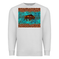 Dove Grey bison leopard gemstone Premium Sweatshirt - Artiststas