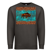 Smoke bison leopard gemstone Premium Sweatshirt - Artiststas