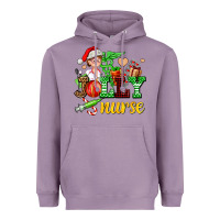 Lavender jolly nurse with Christmas element Heavyweight Hoodie - AdoDesignShop