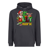 Smoke jolly nurse with Christmas element Heavyweight Hoodie - AdoDesignShop