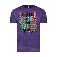 Cloud Purple coffee scrubs and rubber gloves Vintage Tee - RanaPortraitStore