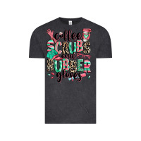 Vintage Black coffee scrubs and rubber gloves Vintage Tee - RanaPortraitStore