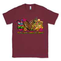 Burgundy peace love cinco de mayo Classic Tee - CTS Tumbler Store