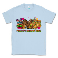 Dusty Blue peace love cinco de mayo Classic Tee - CTS Tumbler Store