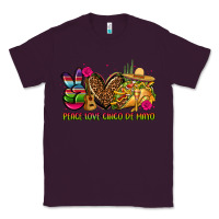 Plum peace love cinco de mayo Classic Tee - CTS Tumbler Store