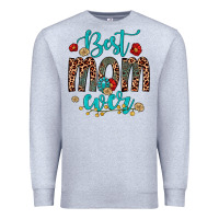 Heather Grey best mom ever Premium Sweatshirt - Artiststas