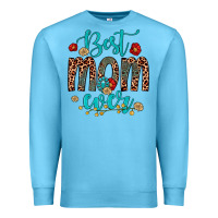 Ocean Blue best mom ever Premium Sweatshirt - Artiststas