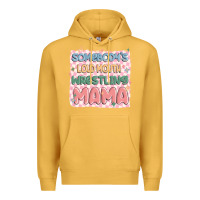 Mustard somebody's loud mouth wrestling mama Premium Hoodie - MaliasSmallBusiness