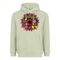Matcha tie dye leopard sunflower Heavyweight Hoodie - Artiststas
