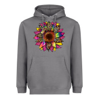 Storm tie dye leopard sunflower Heavyweight Hoodie - Artiststas