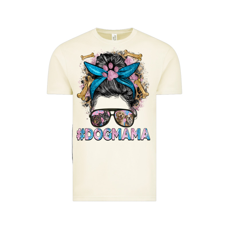 Dog Mama Messy Bun Vintage Tee by BarkalooDesign | Teevron
