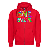 Red love is love Zipper Hoodie - HRA Design Shop