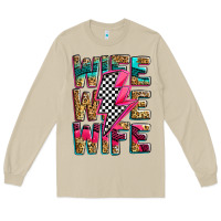 Mushroom race wife wife wife lightningbolt Long Sleeve Tee - Zillion Design Studio