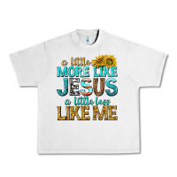 Lunar Rock a little more like jesus a little less like me Urban Heavy Tee - texasbilliewilder