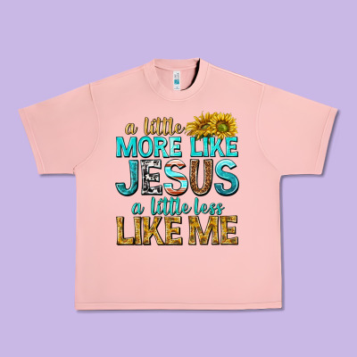 Urban Heavy Tee a little more like jesus a little less like me