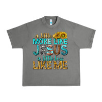 Tornado a little more like jesus a little less like me Urban Heavy Tee - texasbilliewilder