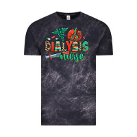 Cloud Black dialysis nurse Vintage Tee - RanaPortraitStore
