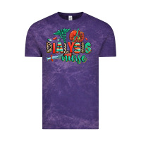 Cloud Purple dialysis nurse Vintage Tee - RanaPortraitStore