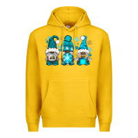 Lemon winter afro gnomies Premium Hoodie - NancyCooperArtShop